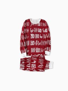 Get ready for festive fun with these matching family Christmas pajamas! Featuring an all-over "Ho Ho Ho" letter print, these pajamas add a cheerful vibe to your holiday season. Designed for comfort, these sets are perfect for family gatherings and cozy nights at home. Specifications: Festive Design: Features an all-over Christmas-themed letter print, bringing holiday cheer. Comfortable Fabric: Soft and cozy, made with skin-friendly material for all-day wear. Complete Set: Includes a long-sleeve Comfy Blouse, Holiday Morning, Matching Family Christmas Pajamas, Kimono Pattern, Matching Family Pajamas, Family Christmas Pajamas, Family Photo Outfits, Festive Design, Print Pajamas