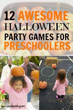 halloween party games for preschoolers that are fun and easy to do with the kids