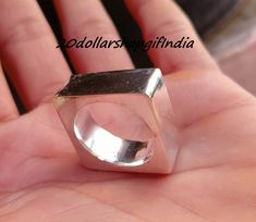 Welcome to my shop 20dollarshopgifIndia 925 Sterling Silver Ring.,Square Band Ring. Silver Geometric Ring.  Silver Square Band Ring. Women's Band Ring Sterling Silver Square Ring.  Square Band Ring. Sterling Silver Square Ring. Silver Geometric Ring. 925 Sterling Silver Ring. Silver Square Band Ring. Women's Band Ring 925 sterling silver square band ring for women, beautiful and unique ring. Size: all size Metal: 925 Sterling Silver Width: 6-7 mm The ring will be packed in a gift box. Thanks Silver Square Promise Ring, Square Rings For Anniversary, Square Rings With Polished Finish For Gifts, Ring Square, Square Ring, Geometric Ring, Square Rings, Ring Silver, Sterling Ring