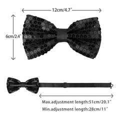 A sequin bow tie can add a sparkly shine to your outfit, making you stand out and draw attention. This sequin bow tie is pre-tied, with an adjustable neck strap for a suitable fit. Specification: Material: Polyester and sequins Bow Tie Size: 12x 6cm/4.7in x 2.4in Adjustable Neck Strap: 25-47 cm/9.8in-18.5in Package Includes: 1 pc WARM TIPS: 1. The actual fabric color may be different from the online color, because of different computer monitors' brightness or production batches. 2. Please allow Sequin Bow Tie, Man Party, Sequin Bow, Mens Bow Ties, Outfit Making, Mens Plaid, Suit Accessories, Neck Strap, Computer Monitors