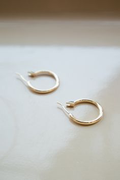 seree-gold-small-huggie-hoops-earrings Golden Hoops, Simple Things, A Hug, Earrings Gold, Gold Earrings, 14k Gold, Silver Rings, Bangles, Plating