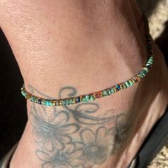 Ankle Bracelets for Women, Turquoise Anklet, Dainty Anklet, Gold Turquoise , Womens Anklet, Glass Bead Anklet , Surfer Anklet, Beach Anklet - Etsy Adjustable Dainty Anklets With Colorful Beads, Dainty Adjustable Anklets With Colorful Beads, Handmade Adjustable Dainty Anklets, Dainty Handmade Adjustable Anklets, Handmade Dainty Adjustable Anklets, Dainty Colorful Beads Anklets As A Gift, Dainty Anklets With Colorful Beads As Gift, Dainty Colorful Beaded Anklets As Gift, Adjustable Dainty Anklet For The Beach