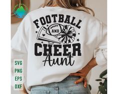 Football Aunt, Game Day Svg, Aunt Shirt, Aunt Shirts, Senior Picture Outfits, Football Season, Game Day, Png Files, Svg File