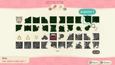 an animal crossing map is shown in the game's interface screen, which shows how to