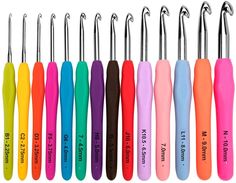 six different colors of dental instruments with the words i'm toothbrush written on them