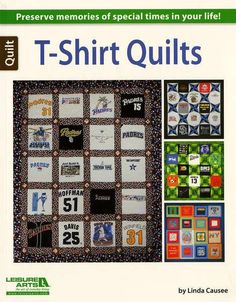 a book cover for t - shirt quilts