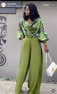 Slacks For Women Classy, Silk 2 Piece Outfit, A Shape Gown Ankara, Dope Fashion Outfits, Simplicity Fashion, African Wear Styles For Men, Elegant Outfit Classy