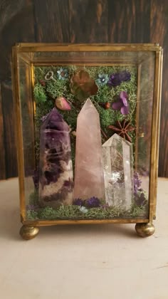 Healer Magic, Crystal Terrarium, Spiritual Witch, Crystal Garden, Crystal Display, Terrariums Kits, Crystal Therapy, Crystal Grids