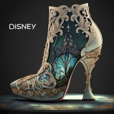 Disney High Heels, Fantasy Heels, Disney Heels, Fairy Heels