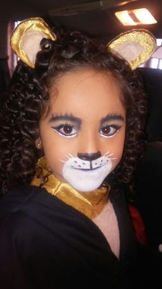 Lion Makeup Kids, Easy Lion Face Paint, Easy Face Paint, Best Of Waste, Wizard Of Oz Costumes