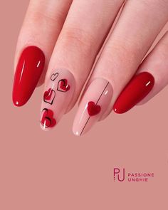 Mickey Nails, Valentine Nail Art, February Nails, Trendy Nail Design, Elegant Nails, Valentine's Day Nails, Valentines Nails, Holiday Nails, Trendy Nails