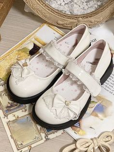 DAIIIBABYYY - Japanese Style Lolita Mary Janes Shoes Women Bow Kawaii Sweet Hook Loop Shoes Female Lace Korean Designer Shoes Autumn New Dear friend, please choose the item according to your foot length. If your foot is wide or thick, we suggest you choose one size larger. Size 35=US 4＝Feet length 22.5cm Size 36=US 5＝Feet length 23cm Size 37=US 6 ＝Feet length 23.5cm Size 38=US 7＝Feet length 24cm Size 39=US 8＝Feet length 24.5cm Size 40=US 9＝Feet length 25cm Gem Tattoo, Mary Janes Shoes, Mary Jane Shoes Womens, Festival Makeup, Nail Art Rhinestones, Rhinestone Nails, Bangles Jewelry, Crystal Gems, Japanese Style