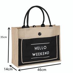 SPECIFICATIONSStyle: CasualShape: Casual TotePlace Of Origin: ZHE JIANG  ProvinceOrigin: CN(Origin)Occasion: VersatileMain Material: LinenLining Material: LinenHardness: SoftGender: WOMENBrand Name: hey she hah Size Details Model Show Jute Handbags, Burlap Tote Bags, Retro Handbags, Grocery Shopping Bags, Jute Totes, Hello Weekend, Jute Bags, Reusable Shopping Bags, Weekender Tote