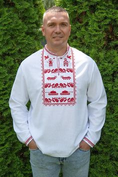 Linen Vyshyvanka, Men's white embroidered shirt, all sizes, Ukrainian embroidery White Cotton Shirt With Embroidered Cuffs, White Long Sleeve Shirt With Machine Embroidery, Traditional Cotton Shirt With Intricate Embroidery, Traditional Fit Embroidered Shirt For Spring, Casual Embroidered Shirt Traditional Fit, Casual Embroidered Shirt With Traditional Fit, Spring Embroidered Traditional Fit Shirt, Traditional Fit White Shirt For Spring, White Traditional Fit Shirt For Spring