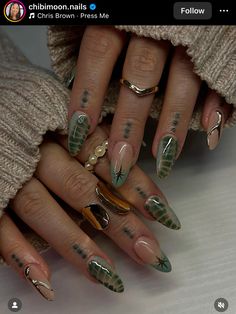 Hand Painted Nail Designs, Nail Swag, Dark Nails, Nail Forms, Nail Art Ideas, Fire Nails, Funky Nails, Chic Nails, Dope Nails