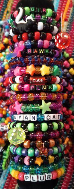 Shipping on Saturday only!! Message me if you have any questions! Thank you for supporting my shop :) Scene Kandi, Diy Kandi Bracelets, Diy Kandi, Scene Core, Kandi Kid, Homemade Bracelets, Kandi Cuff, Kandi Patterns, Kandi Bracelets