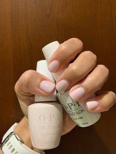 Milky Opi Gel, Opi Gel Polish Manicure, Funny Bunny And Love Is In The Bare Opi Gel, Opi Nail Polish Combinations, Opi Wedding Nail Polish Gel, Funny Bunny Pedicure Opi Nails, Opi Gel Wedding Colors, Opi You've Got Nata On Me, Gelixir Gel Polish Colors On Nails