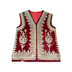 Beautiful Afghani traditional hand made Golden embroidered waistcoat  Our amazing embroidered Afghani waistcoat is the absolute ultimate . And the colors will knock your socks off. Embroider the hell out of them. And you get this, an extraordinary piece of outerwear for Men And Women. We Deliver Worldwide .