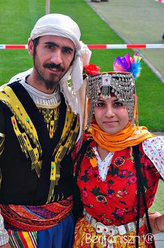 Kurdish Boy and girl in traditional kurdish clothing by Beritan Photography, via Flickr Kurdish Couple, Middle East Culture, All In The Family