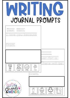 the writing journal for kids with pictures and words