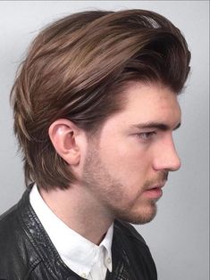 #manhaircut #menshair #barberlife #hairgoals #hairinspo #mensgrooming #haircutideas #mensstyle #barbershop #hairtrends #haircutinspo #mensfashion #haircutoftheday #menshairstyles #haircutinspiration Haïr Style Long Hair Men, Ear Tuck Hairstyles Men, Long Haircut Boys, Hairstyle With Long Hair, Gentlemen Haircut, Medium Length Haircut For Men, Ears That Stick Out, Professional Hairstyles For Men, Gentleman Haircut