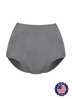 These High Waist Dance Briefs are made from high quality nylon/spandex. They’re great for show choir, dance, and cheer! They provide full coverage and you won't see skin when they spin. Please Note: Brief sizing is not the same as typical sizing. Check measurement chart to ensure you are purchasing the correct size. Features: Rise reaches small of waist Modest leg opening stays in place Hooks over dress hanger w/ loop Comfortable and durable elastic Fitted Sports Shapewear, Solid Color Fitted Bottoms With Elastic Band, Stretch Nylon Dancewear Bottoms, Stretch Solid Bottoms For Cheerleading, Fitted Nylon Training Bottoms, Fitted Shapewear Bottoms With Moderate Coverage, Fitted Smoothing Bottoms For Sports, High Stretch Dancewear Bottoms For Sports, Fitted Bottoms With Elastic Band