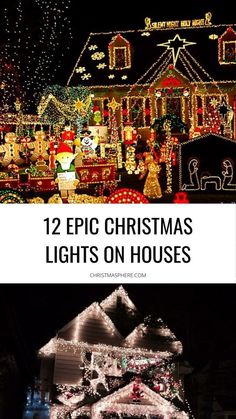 Christmas decorations are the perfect way to share the holiday spirit with people around you. From twinkling lights to creative displays, these 50 outdoor christmas decor ideas will help you transform your home into a merry and bright haven. Let’s et started! #ChristmasDecor #HolidayHome #FestiveVibes #DeckTheHalls #christmasdecoration #merryhome #merrychristmas #WinterWonderland #ChristmasVibes Award Winning Christmas Lights, Funny Christmas Lights Outside House, Outside Christmas Lights House Ideas, Christmas Light Themes Outdoor, Epic Christmas Decorations, Roof Christmas Decorations, Christmas Light Design Outdoor, Multicolor Christmas Lights On House, Christmas Decor Ideas Lights