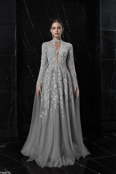 Indulge in elegance with the Azzure Couture FM9010 evening dress from the Spring 2024 Collection. Elevate your style and grace with this exquisite masterpiece. Long Sleeve Evening Dress, Elven Dress, Plastic Dress, Look Formal, Royal Dresses, Evening Gowns Elegant, Stylish Party Dresses, فستان سهرة, Engagement Dresses