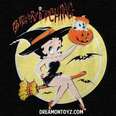 Spooky Betty Boop Tattoo, Betty Boop Halloween Wallpaper, Betty Boop Laptop Wallpaper, October Core, Blue Star Wallpaper, Black Betty Boop