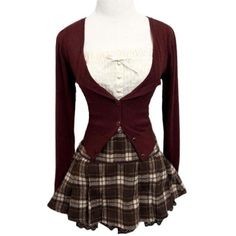 Horror Girl Outfits, Horror Girl Protagonist Outfit, Y2k Coquette Outfits, Preppy Academia Outfits, Horror Aesthetic Outfits, Frilly Skirt Outfit, Lotia Fashion, Vampirecore Outfits, Morikei Outfits