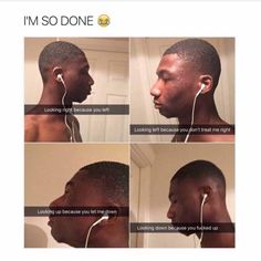 a man with ear buds in his ears