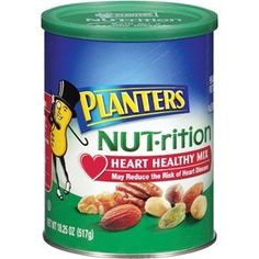 planters nutrition heart healthy mix with almonds and pistachio beans