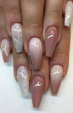 Ombre Colorful Nail, Trim Nails, Powder Nails, Gorgeous Nails, Ombre Nails, Acrylic Nail Designs, Trendy Nails, Simple Nails