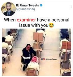 an image of a man sitting in a classroom