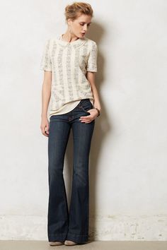 cd0dce8fca267bf1fb86cf43e18d5598desc39536716ri Nordstrom Jeans, Boho Autumn, Half Top, J Brand Jeans, Flare Leg Jeans, Denim Flares, Mode Inspiration, Jeans Brands