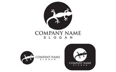 House Lizard Logo Vector Print Template V16 Logo Template