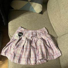 Brand New Not Used Size M Purple Plaid Skirt, Purple Plaid, Plaid Skirt, Plaid Skirts, Color Purple, Forever 21, Womens Skirt, Womens Sizes, Plaid