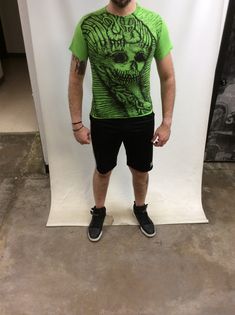 Vintage 90's Original Bright Neon Lime Green & Black Skeleton Pharaoh T-shirt (Size S/M) Length- 25 inches Width- 18 inches Sleeve- 8 inches Adult Size Small or Medium, tag not visible, see measurements Summer Punk T-shirt With Skull Design, Punk Skull T-shirt For Summer, Summer Punk Skull T-shirt, Fitted Casual T-shirt For Alternative Fashion, Stretch Halloween T-shirt With Graphic Print, Halloween Stretch T-shirt With Graphic Print, Fitted Short Sleeve Alternative Tops, Fitted Alternative Style Top With Short Sleeves, Alternative Fitted T-shirt With Skull Print