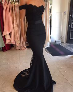 Off Shoulder Black Lace Mermaid Prom Dresses, Black Lace Mermaid Bridesmaid Dresses,SB2297 on Storenvy Prom Dresses Black Lace, Mermaid Prom Dresses Black, Black Lace Wedding Dress, Black Lace Formal Dress, Off Shoulder Bridesmaid Dress, Black Lace Wedding, Black Lace Prom Dress, Mermaid Bridesmaid, Mermaid Prom Dresses Lace