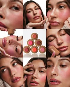 Rhode Marketing, Hailey Bieber Makeup, Rhode Aesthetic, Model Campaign, Simi Haze, Jelly Tint, Creative Advertising Photography, Lip Cheek Tint