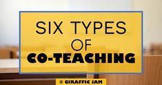 there are six types of go - teaching on this sign in front of the classroom