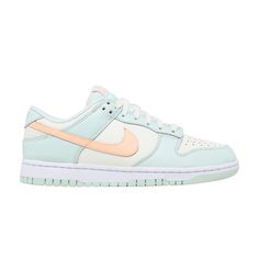 Check out the Wmns Dunk Low 'Barely Green' on GOAT Goat Sneakers, Wmns Dunk Low, Nike Fashion Shoes, Jordan Shoes Retro, All Nike Shoes