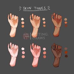 the stages of hand gestures for skin tones and how to use them in different ways