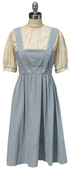 The Wizard Of Oz Costumes, Blue Gingham Dress, Farm Dress