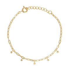 Fallen Stars Gold Plated Bracelet – STONE AND STRAND Bracelets Stone, Stone And Strand, Stars Gold, Work Uniform, Bracelet Stone, Gold Plated Bracelet, Expensive Jewelry, A Workout