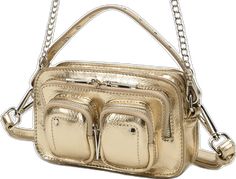 Chic Rectangular Shoulder Bag With Metal Zipper, Metallic Shoulder Bag With Chain Strap For Everyday Use, Evening Crossbody Bag With Metal Zipper, Chic Gold Shoulder Bag With Zipper Pocket, Metallic Rectangular Shoulder Bag With Chain Strap, Metallic Rectangular Bag With Zipper Closure, Metallic Rectangular Bags With Zipper Closure, Rectangular Metallic Bag With Zipper Closure, Gold Crossbody Shoulder Bag With Zipper Pocket