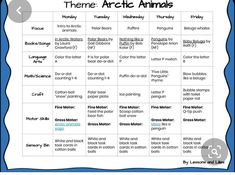 the arctic animals and their names are shown in this printable activity for kids to learn