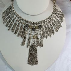 Worn Once Or Twice. Silver With Smoke Faceted Beads. Has Been Stored In Plastic Bag. Cleaning Out Closet! Please See My Other Items To Bundle - Kate Spade, Keds, Michael’s Kors, Adidas, Vans, Ralph Lauren, New Balance, Lucky Brand , Crazy Train, Erimish, Pandora, Dogeared & Ivy City Co To Name A Few. Package Never Worn. No Box. See The Matching Necklace In Separate Listing. Cleaning Out Closet! Please See My Other Items To Bundle - Uggs, Kate Spade, Keds, Michael’s Kors, Adidas, Vans, Ralph Laur Adjustable Silver Chain Necklace For Festivals, Silver Bohemian Necklaces With Adjustable Chain, Silver Bohemian Necklace With Adjustable Chain, Silver Chain Necklace For Festival, Bohemian Silver Necklace With Adjustable Chain, Elegant Silver Chain Necklace For Festival, Adjustable Elegant Tassel Necklace For Festival, Silver Bohemian Tassel Necklace For Party, Silver Metal Beads Jewelry