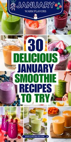 30 delicious january smoothie recipes to try