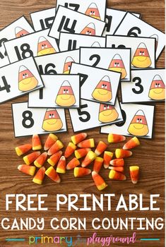 free printable candy corn counting game for halloween